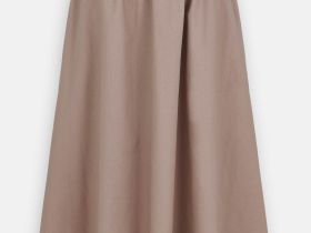 Юбка изо льна и хлопка