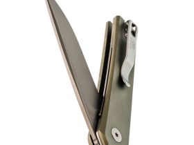 Складной нож Dr.Tech Urban D4286GR, сталь D2, рукоять TC4, зеленый