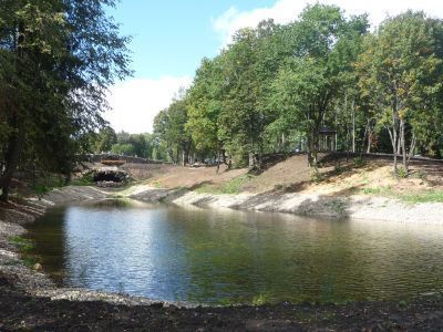 Нижний мост с гротом, нач. XIX в., архитектор Н.А. Львов