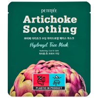 Противоотёчная гидрогелевая маска с артишоком Petitfee Artichoke Soothing Hydrogel Face Mask