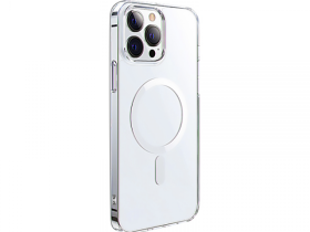 Чехол-накладка Wiwu Crystal Case Magsafe для Apple iPhone 15 Pro Max пластиковый (прозрачный)