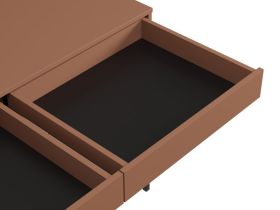 Стол Ханссон 120x60 Терракотовый/Черный