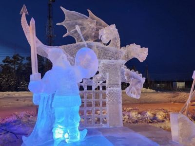 Подведены итоги конкурса ледовых скульптур на призы компании «Железные дороги Якутии»