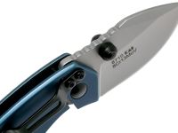 Складной нож Kershaw Antic 8710, сталь 8Cr13MoV, рукоять нержавеющая сталь, синий