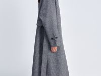 Пальто свободного силуэта с поясом