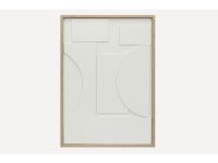 Картина Рельеф Белый 50x70