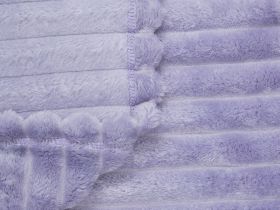 Плед Мягкая полоска/Soft strip, сирень