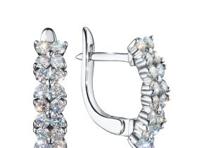 Серьги из серебра э0612сг07173700