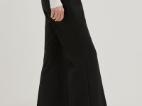 Брюки-клеш на средней посадке