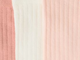 Высокие носки в рубчик для девочек, 3 пары, Оранжевый