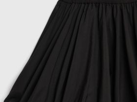 Платье с юбкой-баллон для девочек, Черный