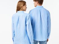 Рубашка Lacoste повседневного кроя унисекс из смеси льна