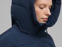 Стеганый пуховик с натуральным пухом