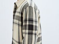 Рубашка в клетку, Бежевый