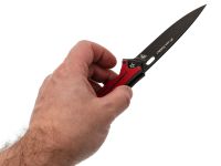 Складной нож НОКС Майор 80 Лет Победы, сталь VG10, рукоять G10, красный