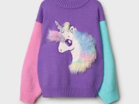 Свитер трикотажный для девочек