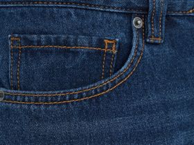 Базовые зауженные джинсы, Синий