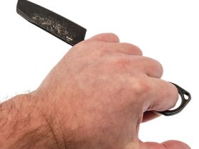 Скелетный нож Mr.Blade Abuser LE Ghost blackwash, сталь AUS-8