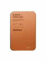 Внешний аккумулятор Momax Q.MAG X MagSafe 5000mAh 15W (оранжевый) (IP116AM)