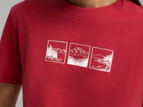 Удлиненная футболка прямого кроя из джерси