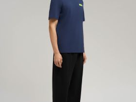 Футболка прямого кроя из джерси