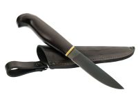 Охотничий нож Финский МТ-101, сталь У8А, туристический нож, рукоять граб