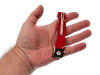 Складной нож Steelclaw "Гектор", сталь VG-10, рукоять G10, красный