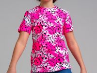 Фуфайка трикотажная для девочек (футболка)