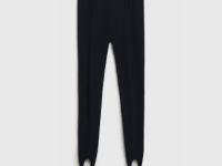 Треггинсы со штрипками, Черный