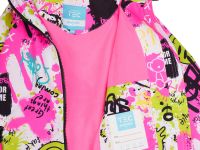 Куртка текстильная с полиуретановым покрытием для девочек (ветровка)