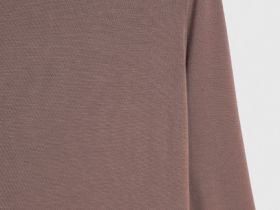 Лонгслив с содержанием модала и шёлка, Коричневый