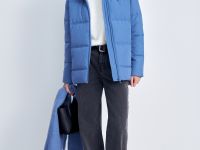 Утепленная куртка свободного силуэта