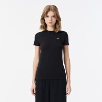 Женская хлопковая футболка Lacoste Relaxed Fit