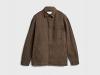 Рубашка из хлопкового твила, Серый