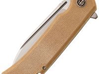 Складной нож Petrified Fish Tunny PFB05BRMS, сталь Sandvik 14C28N, рукоять микарта