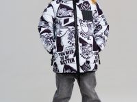 Куртка детская текстильная с полиуретановым покрытием для девочек