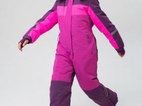 Комбинезон текстильный с полиуретановым покрытием для девочек