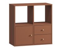 Стеллаж Кейн 6-75x75 Терракотовый