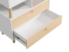 Комод Дикинс 85x92 Береза/Латте