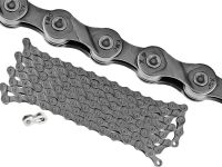 Цепь KMC X9 9 скоростей, замок (серый 114 звеньев)