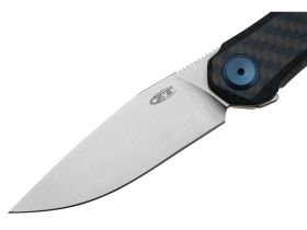Складной нож Zero Tolerance 0545BLUCF, сталь Magnacut, рукоять карбон, черно-синий