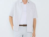 Шорты с ремнём, Белый