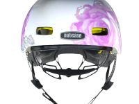 Nutcase Шлем защитный Nutcase Street Delicate Flower, цвет Белый-Розовый, ростовка S