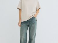 Футболка оверсайз, Бежевый