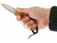 Складной нож LionSteel Opera, сталь D2, рукоять оливковое дерево