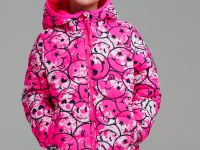 Куртка текстильная с полиуретановым покрытием для девочек