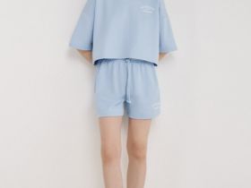 Шорты из трикотажа, Голубой