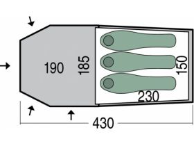 Палатка Storm 3 Duralu