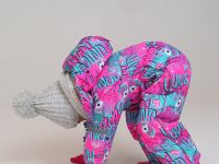 Зимний комбинезон из мембранной ткани для девочки