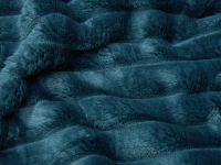 Плед Soft strip, морская волна